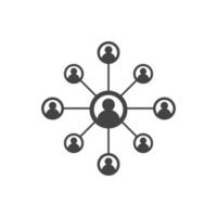 People Network and social icon vector