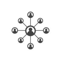 People Network and social icon vector