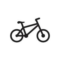 plantilla de diseño de icono de logotipo de bicicleta vector