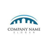 Bridge Logo Template vector icon