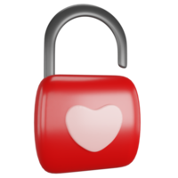 open padlock rendering png