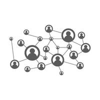 People Network and social icon vector