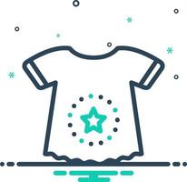 mix icon for shirt vector