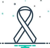 mix icon for ribbon vector