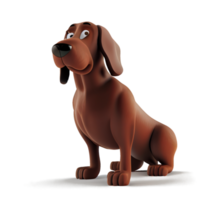 Cute and happy dog cartoon characters png