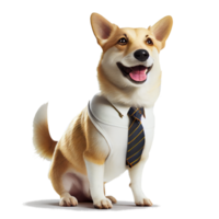 Cute and happy dog png