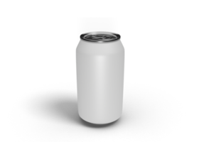 Soda or soft drink can mockup png