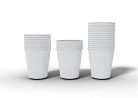 koffie papier cups mockup png