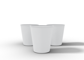 papier cups mockup voor koffie winkel meenemen png