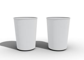 Coffee paper cups mockup png