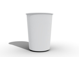 maqueta de vasos de papel de cafe png