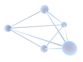 tecnologia de nuvem de ícone ou conexão de rede de nuvem blockchain. acesso a todos os dispositivos em uma rede sem fio. png