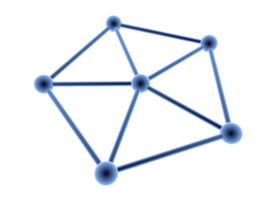 tecnología de nube de iconos o conexión de red de nube de blockchain. acceso a todos los dispositivos en una red inalámbrica. png