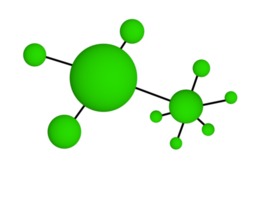 structure de l'adn arrière-plan isolé illustration 3d png