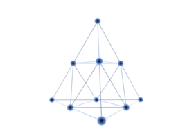 icoon wolk technologie of blockchain wolk netwerk verbinding. toegang naar allemaal apparaten Aan een draadloze netwerk. png