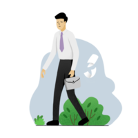 Business Character tired workers png