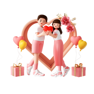Happy Love Anniversary PNGs for Free Download