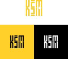 diseño de logotipo de letra inicial ksm para logotipo de empresa y empresa vector