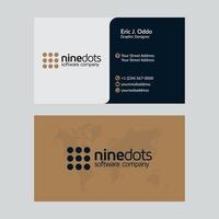 Luxury visiting card Business Card Startup vector