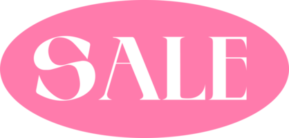 icono de venta rosa estética png