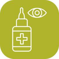 Eye Drop Vector Icon