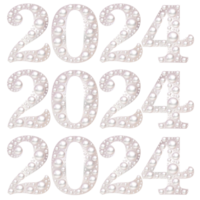 Set of number 2024 png