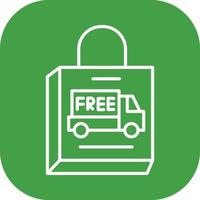 Free Home Delivery Vector Icon