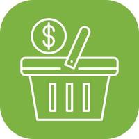 Shopping Basket Vector Icon