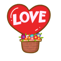 Valentine Heart Balloon png