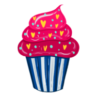 Valentine Cup Cake png