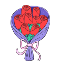 flor de buquê de namorados png