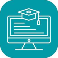 Online Learning Vector Icon