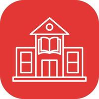 Library Building Vector Icon