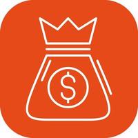 Money Bag Vector Icon