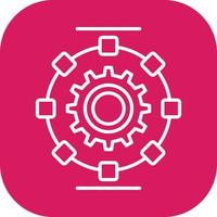 Automated Process Vector Icon