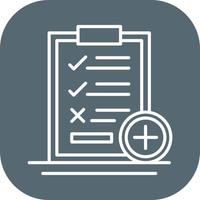 Medical Examination List Vector Icon