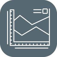 Spline Chart Vector Icon