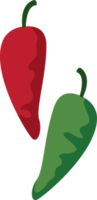 ilustração de comida de pimenta do méxico png