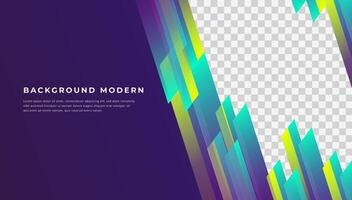 Shape square abstract background with random color gradient smooth element vector