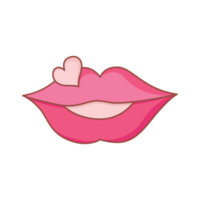 cute lips sticker png