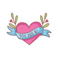 cute heart sticker png