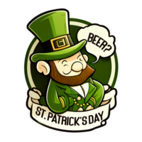 A character in a hat with a beard in a cartoon style png