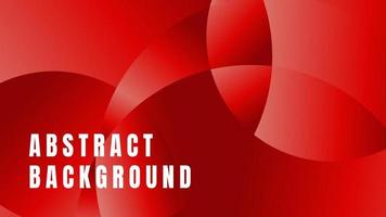 Fondo abstracto rojo y patrón de círculo de papel tapiz vector