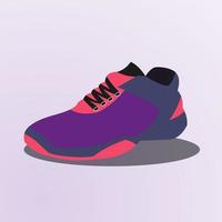 Template shoe product for advertising. Editable in EPS vector