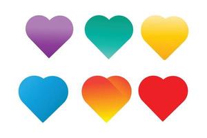 Creative Vector Heart Set