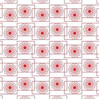 Creative flower pattern background vector
