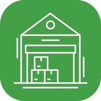 Warehouse Vector Icon