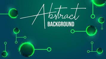 abtract background design with  green style vector