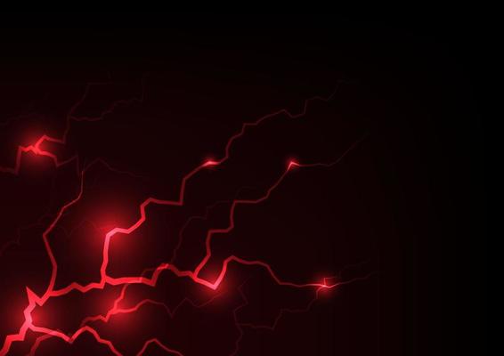 Abstract red thunder light power motion spark background