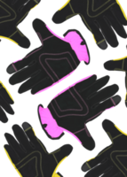 pink garden and work gloves pattern png